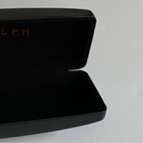 Ralph Lauren Black Eyeglasses Case Hard Clamshell Glasses Rectangle Holder - Picture 6 of 13